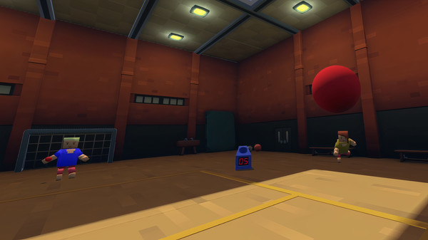 VR Dodgeball Trainer gameplay — dodgeball action